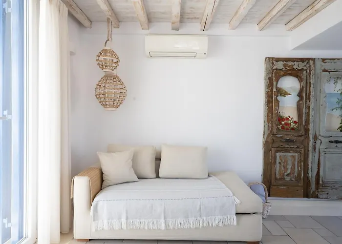 Blue, White And Grey Bed & Breakfast Ornos (Mykonos)